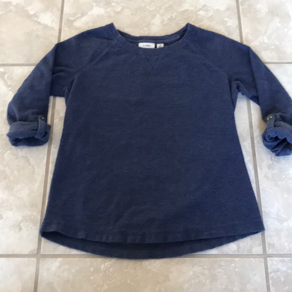 L.L.Bean Navy Blue Light Sweater - Size Medium